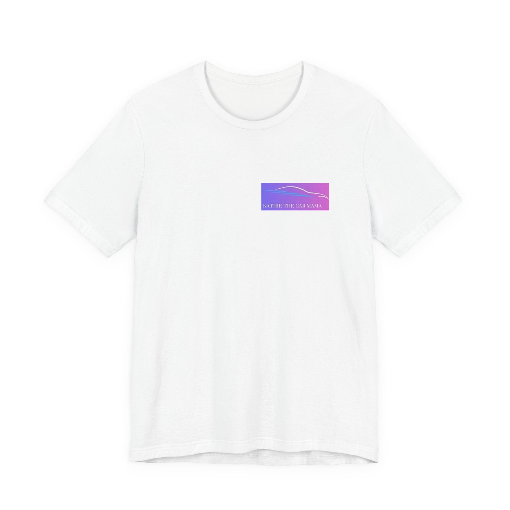 Drive like a Girl Shift like a Boss T-Shirt | Small Chest Logo, Script Back