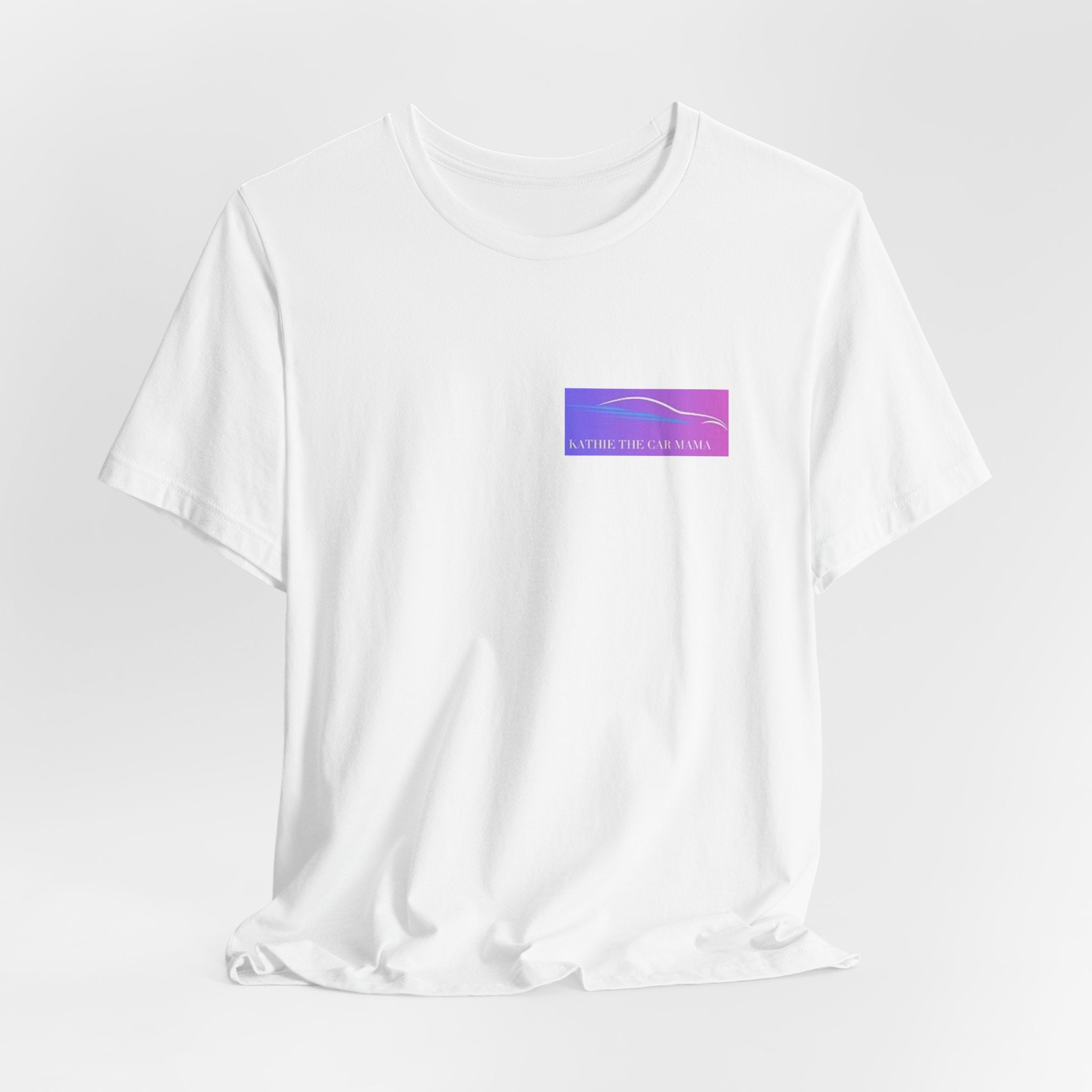 Drive like a Girl Shift like a Boss T-Shirt | Small Chest Logo, Script Back