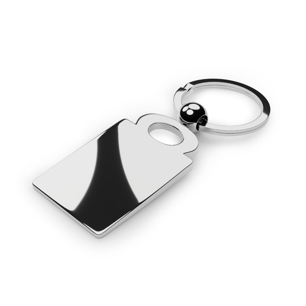 Low Miles High Standards rectangle keyring | Metal Keychain, Car Enthusiast