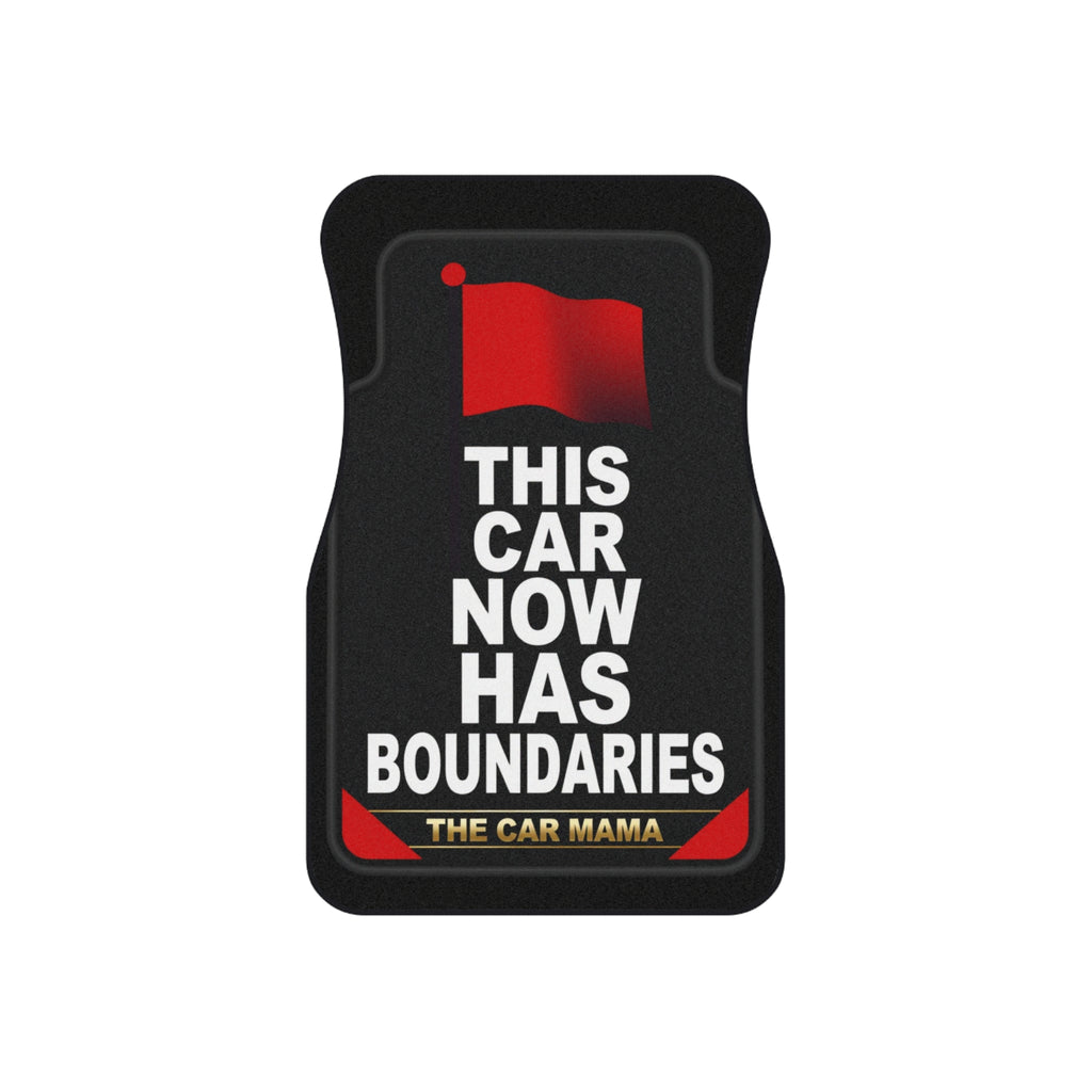 This Car Now Has Boundaries car mats | Front Floor Mats
